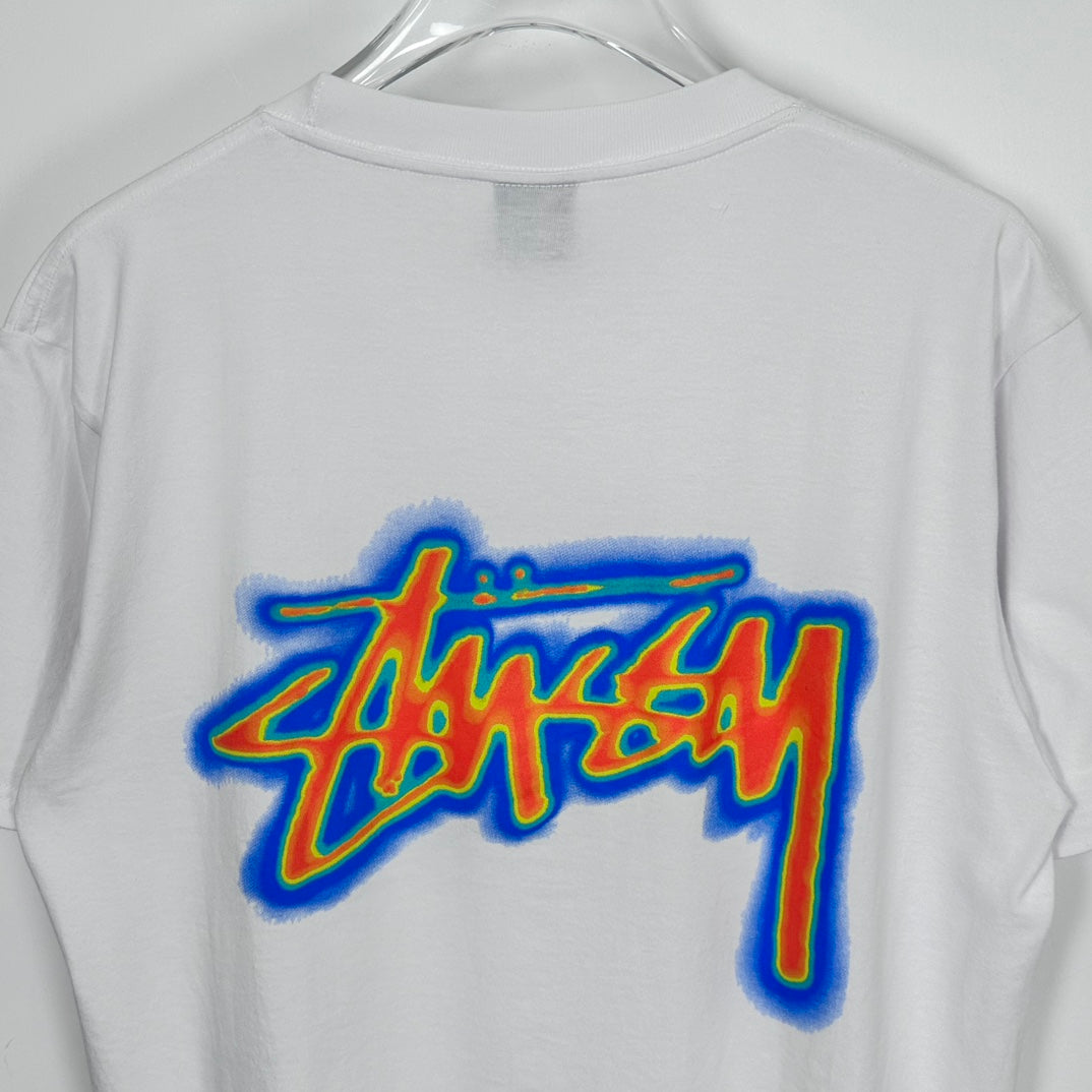 Stussy Thermal Stock Tee White