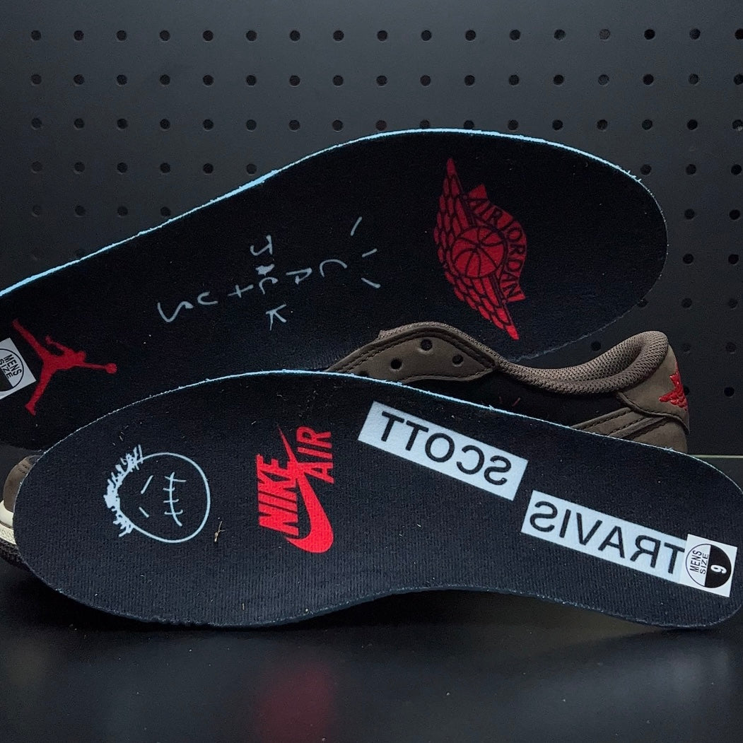 【LJR】Travis Scott × Nike Air Jordan 1 Low OG SP-T "Black/Dark Mocha"LJR