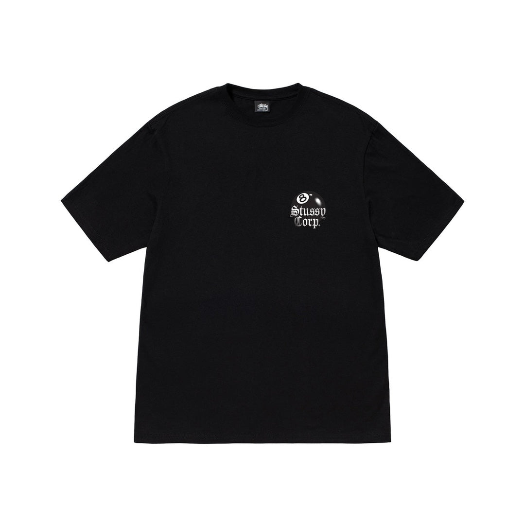 Stussy 8 BALL PIGMENT DYED TEE "Black"