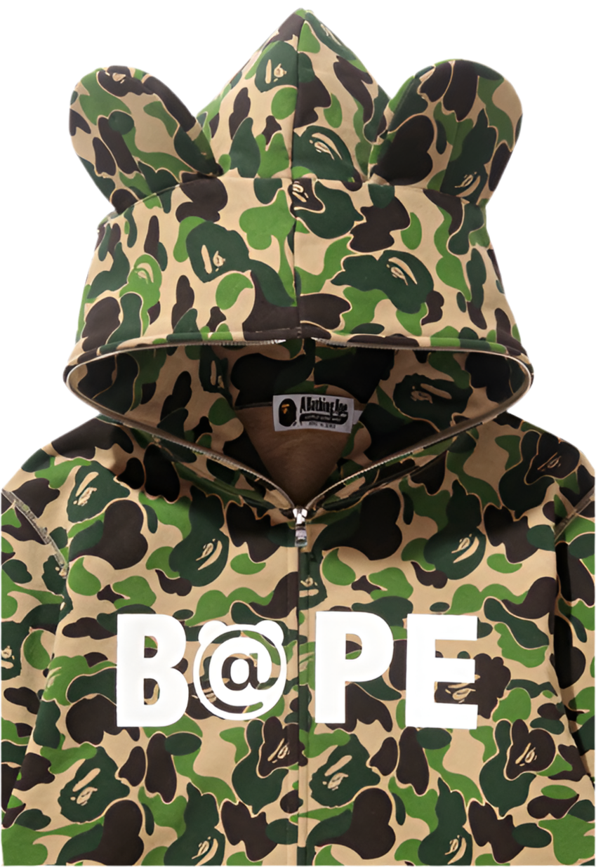 ABC BE@R FULL ZIP HOODIE
