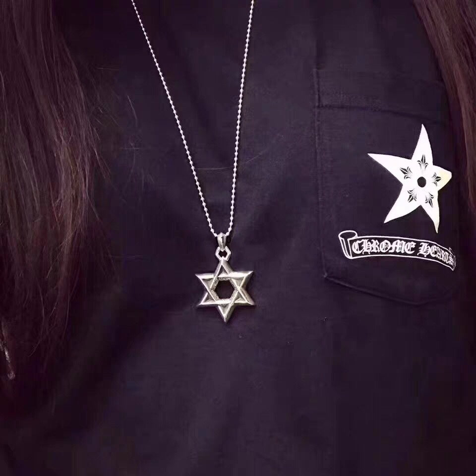 Chrome Hearts Six-pointed Star Necklace