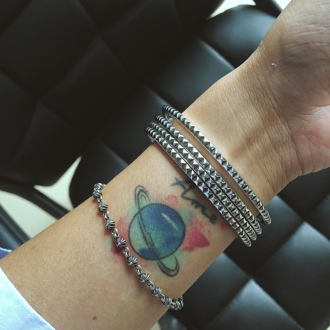 Chrome hearts rivet bracelet ring