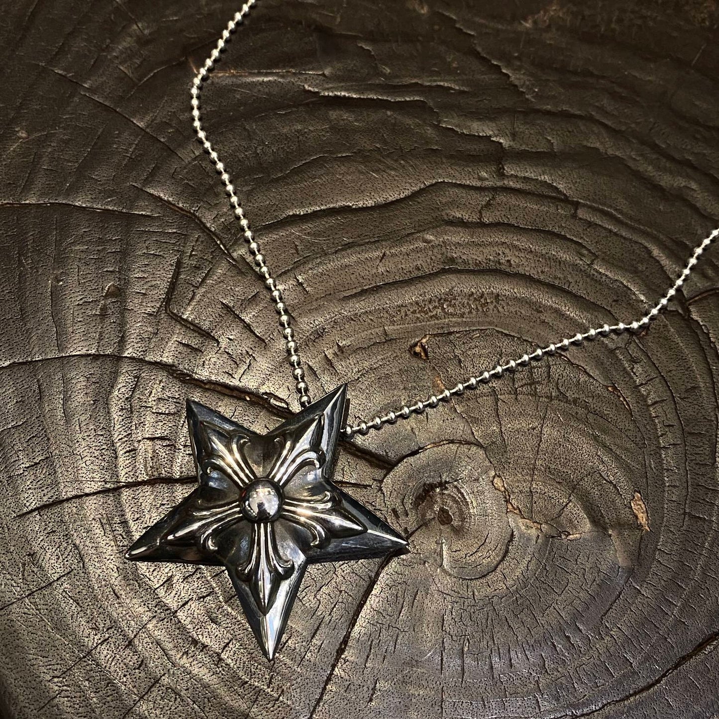 Chrome Hearts Large Pentagram Necklace