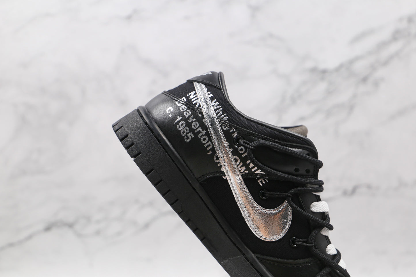 Off-White × Nike Dunk Low 1 OF 50 "Black 50"