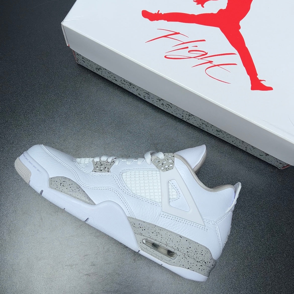 【LJR】Nike Air Jordan 4 "Tech White" LJR