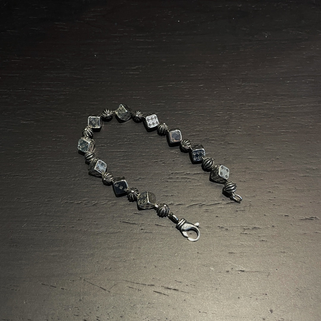 CHROME HEARTS Dice Cross Bracelet