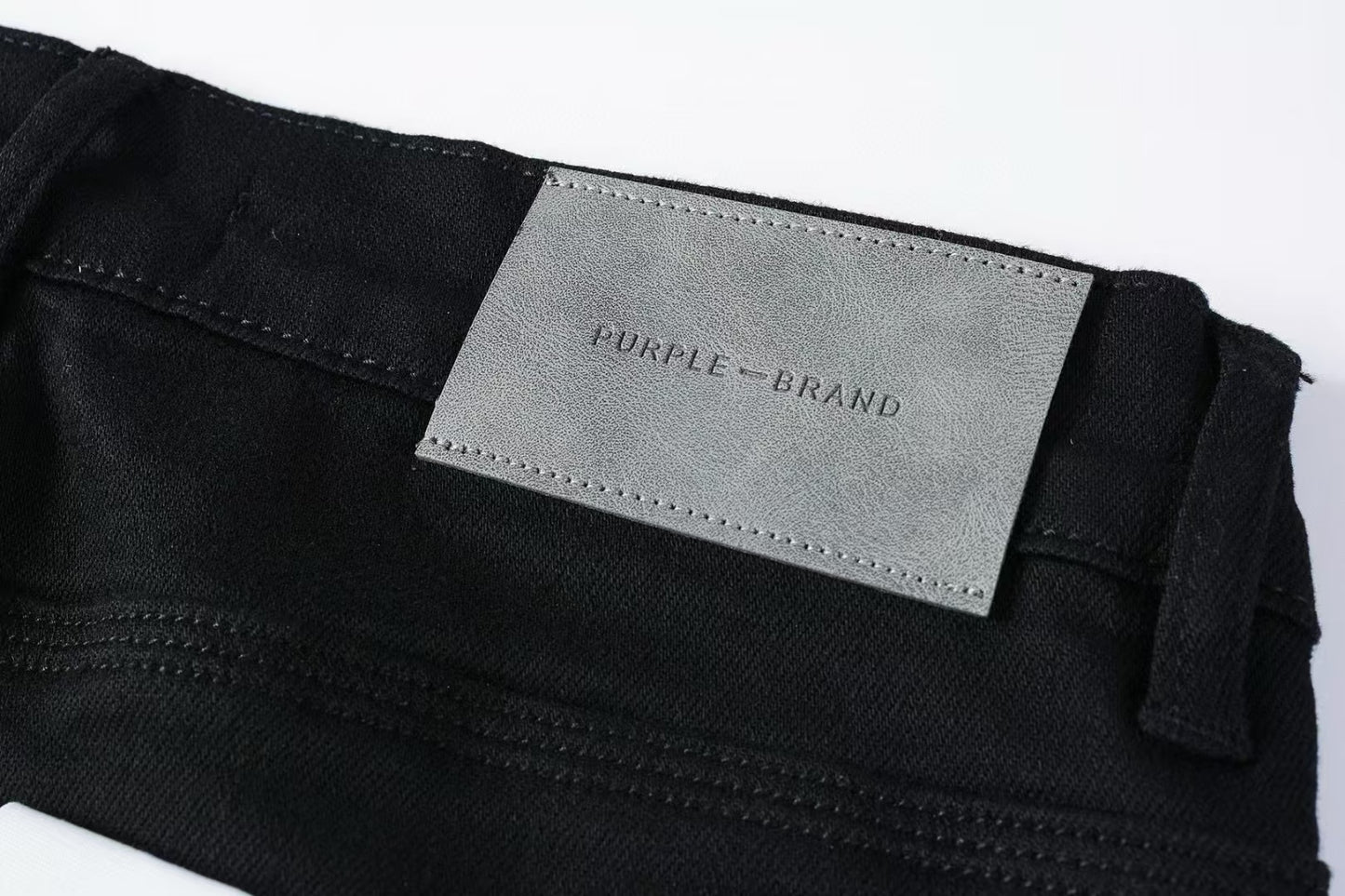 Purple Brand Black Oil Spill Jean Black