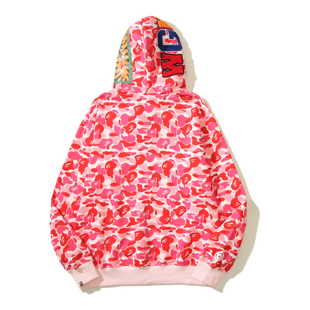 エイプ シャークパーカー/ピンク