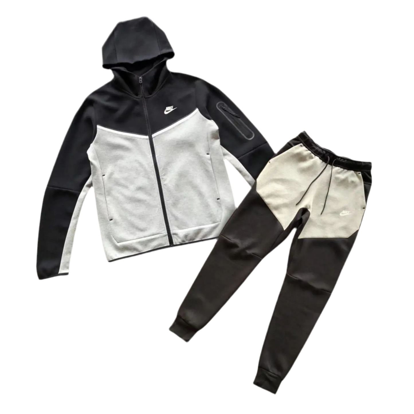 Tech fleece Black/Grey パーカー