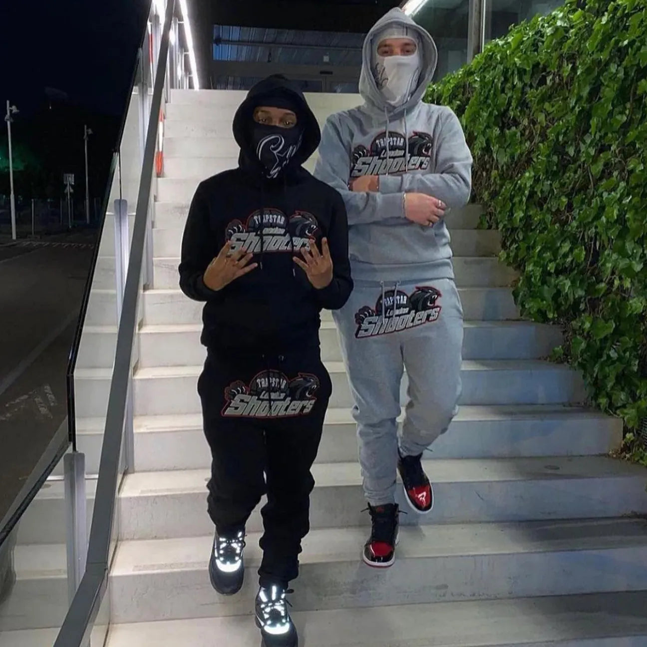 TRAPSTAR Shooters セットアップ Black/Red