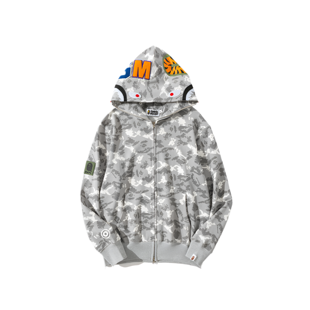 エイプ シャークパーカー/グレー