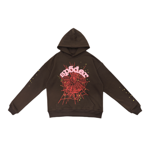 Sp5der パーカー/Brown