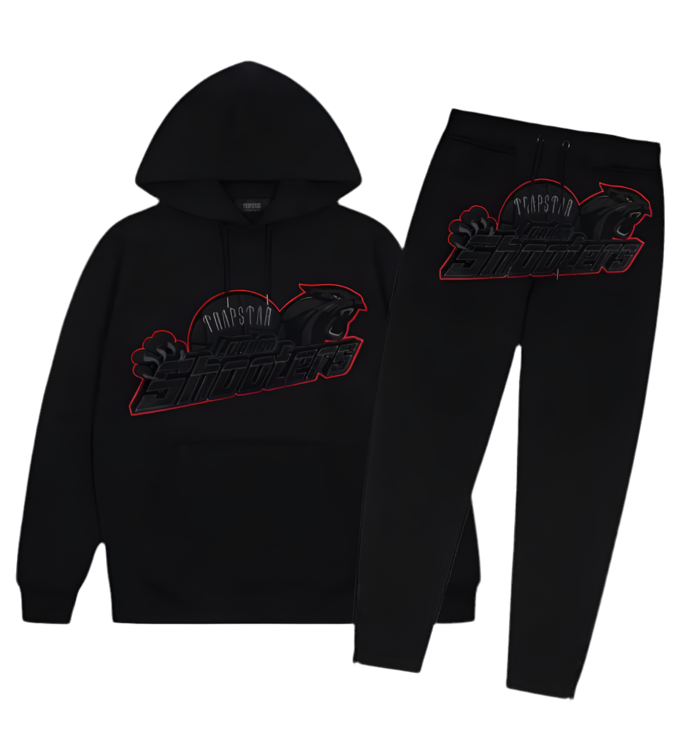 TRAPSTAR Shootersセットアップ Black/Red