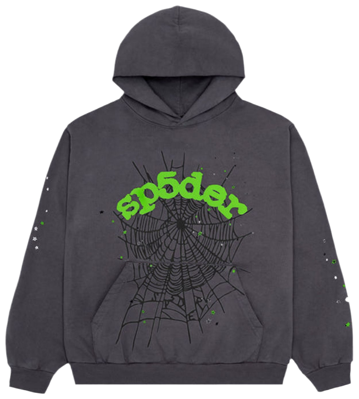 Sp5der Wait Web パーカースレートグレー