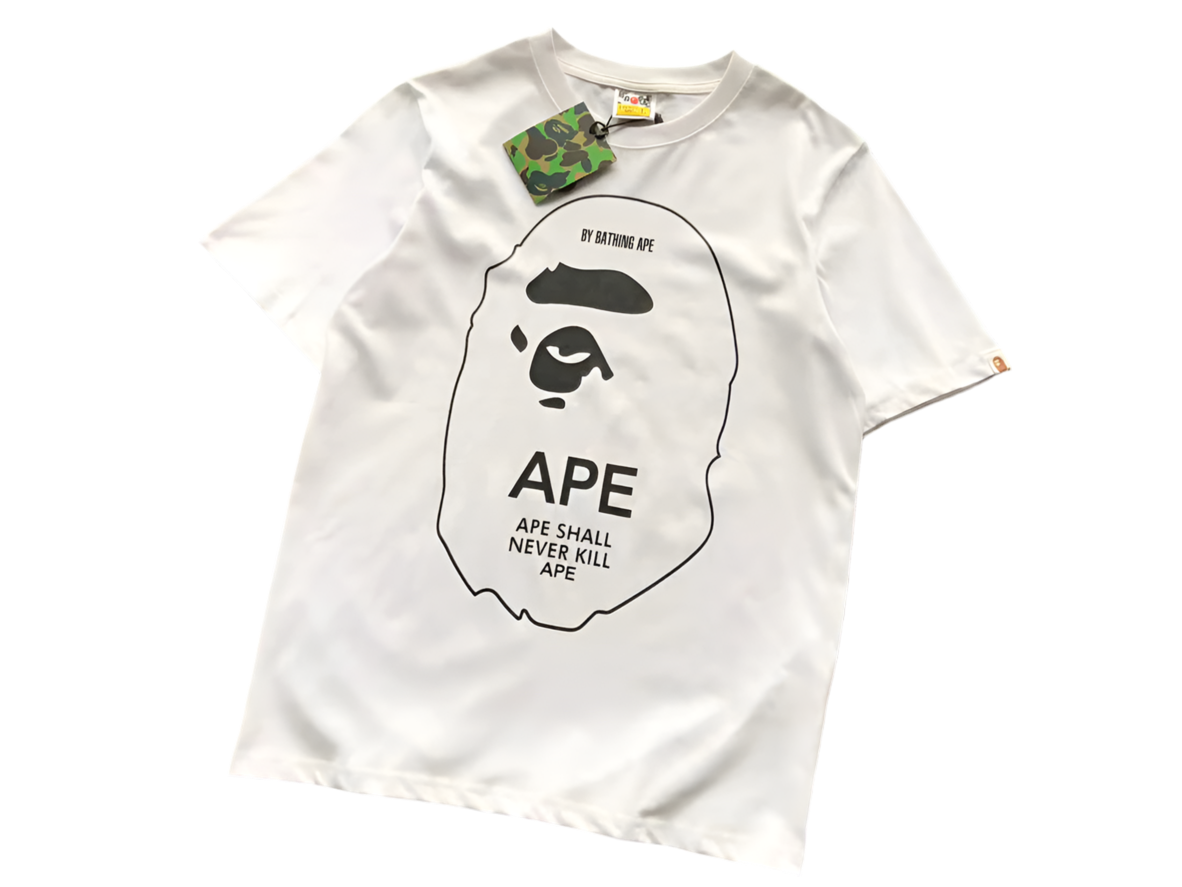 B@PE T-シャツ ホワイト