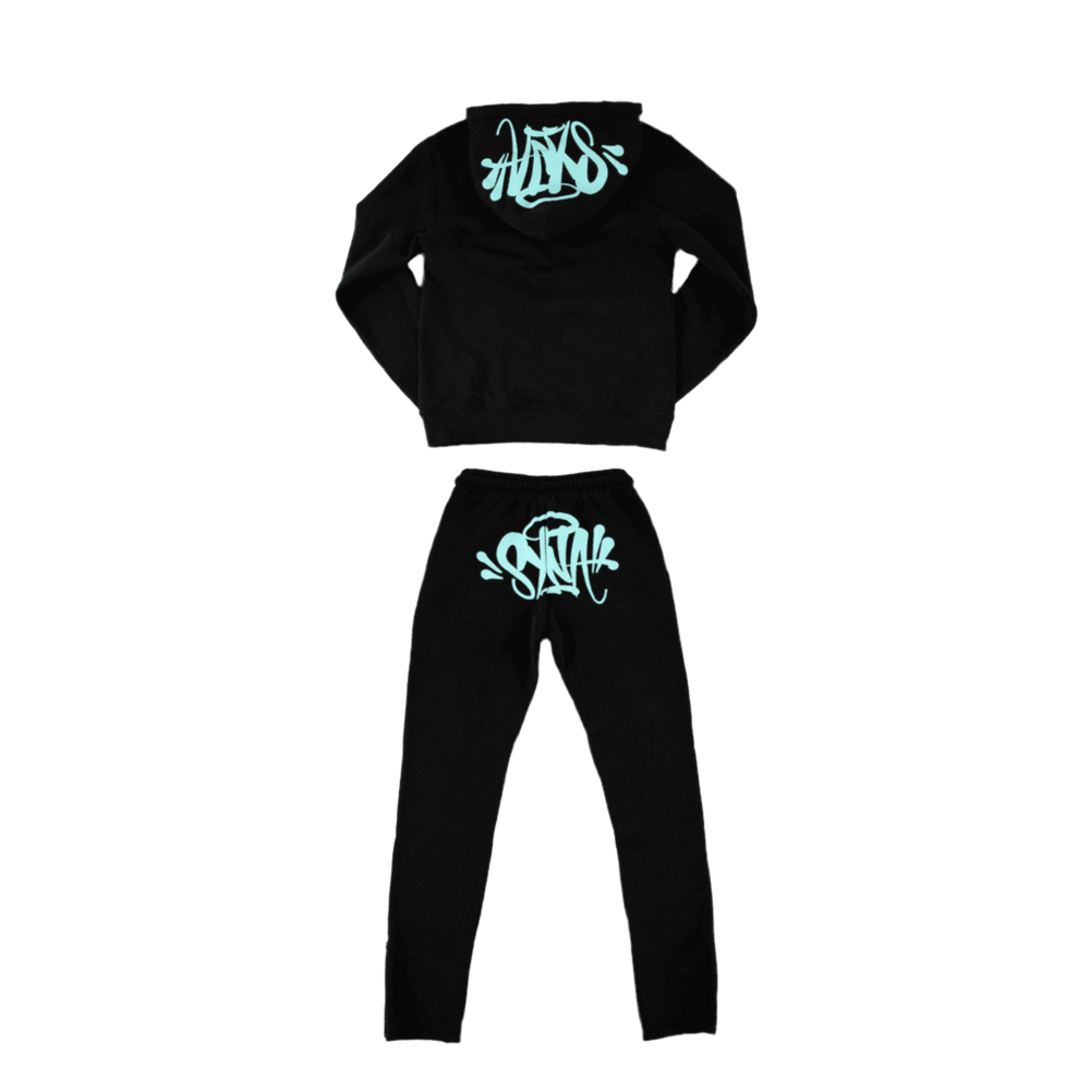 S¥NAWRLD Tracksuit-Black/Blue