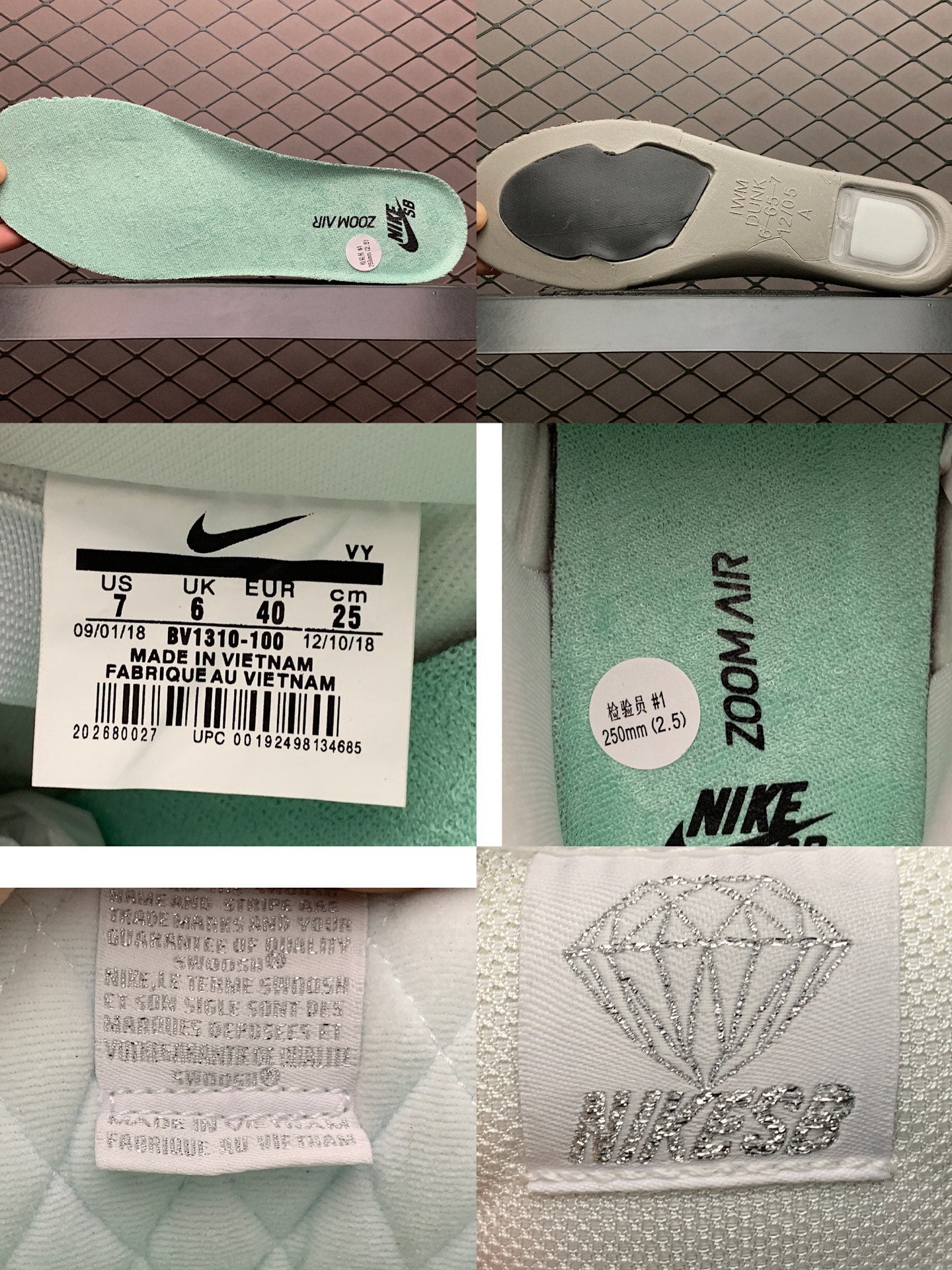 DIAMOND SUPPLY CO. × NIKE SB DUNK LOW PRO WHITE