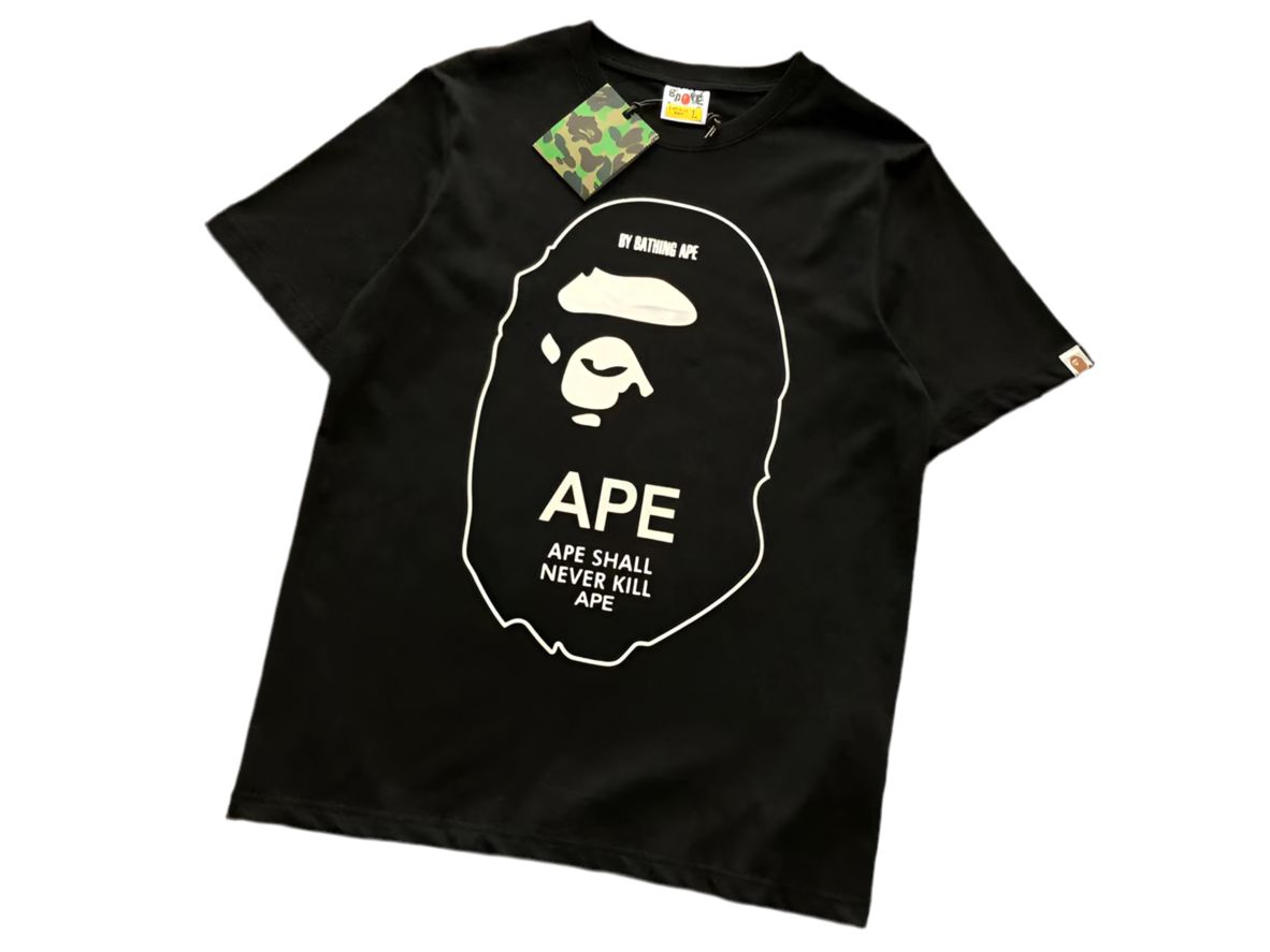 B@PE T-シャツ ブラック