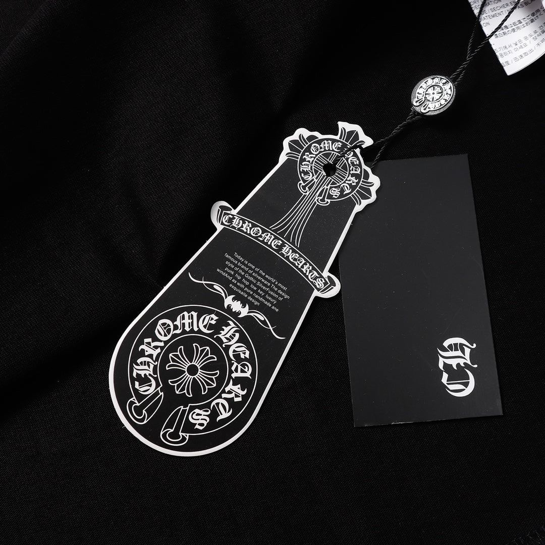 Chrome Hearts Cross horseshoe print short sleeve T-shirt