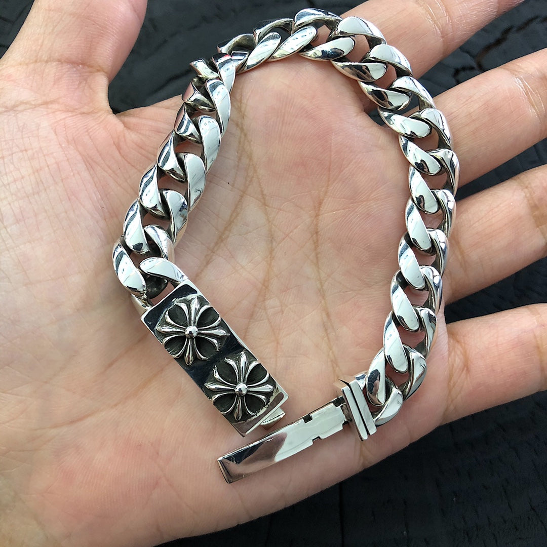 CHROME HEARTS クロムハーツ ダブルクロスブレスレット