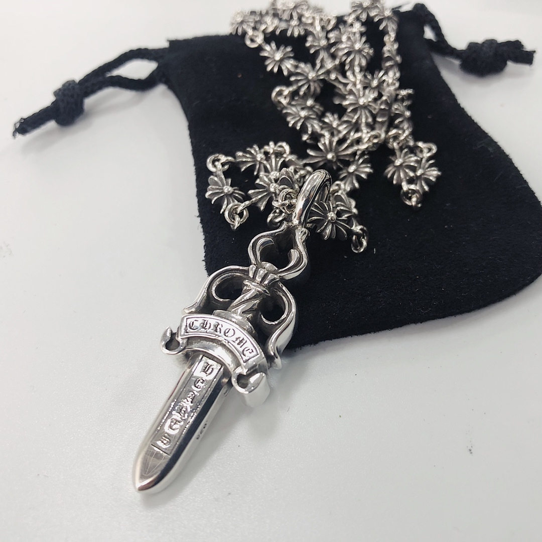 CHROME HEARTS Sword Cross Chain - Small