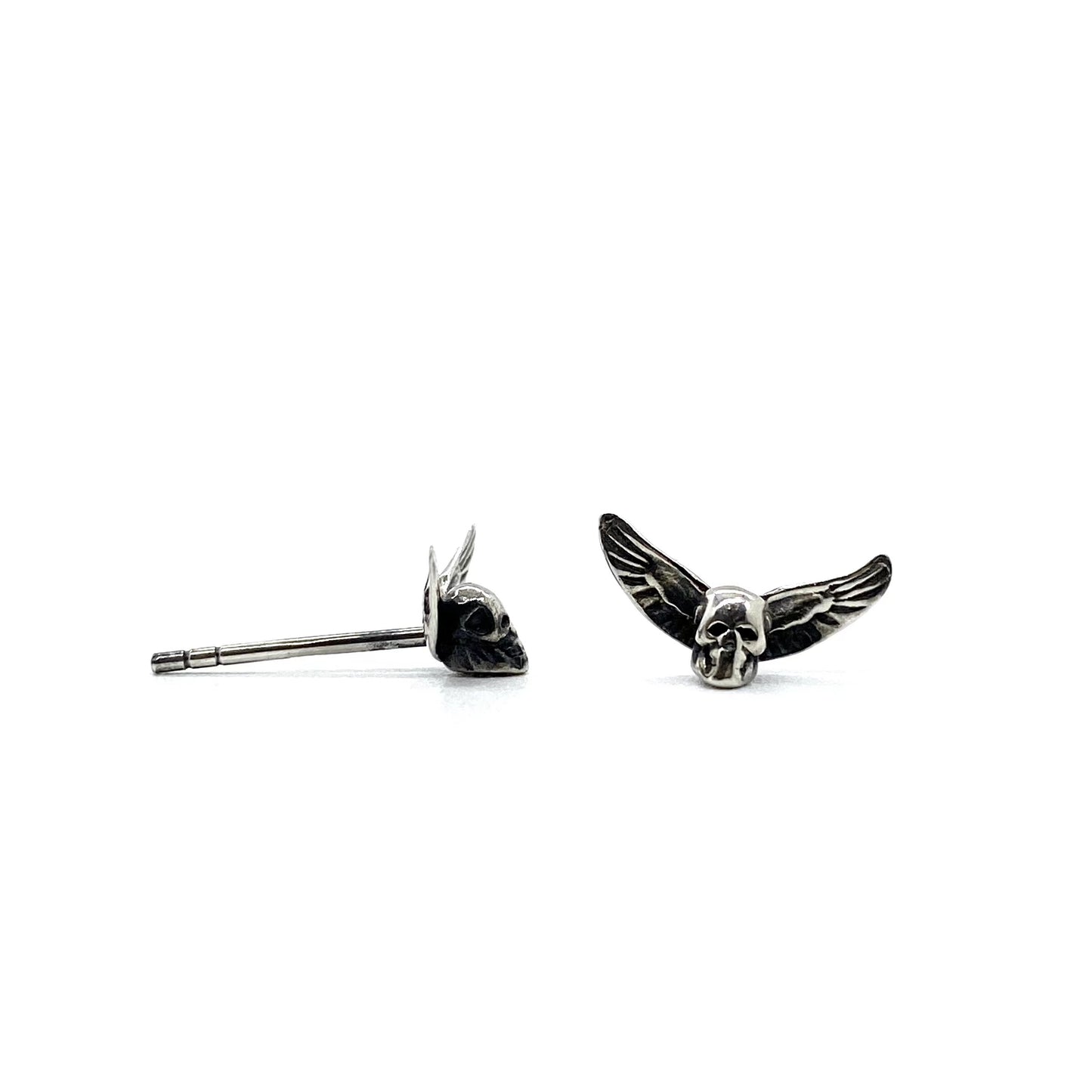 CHROME HEARTS Angel Skull Earrings