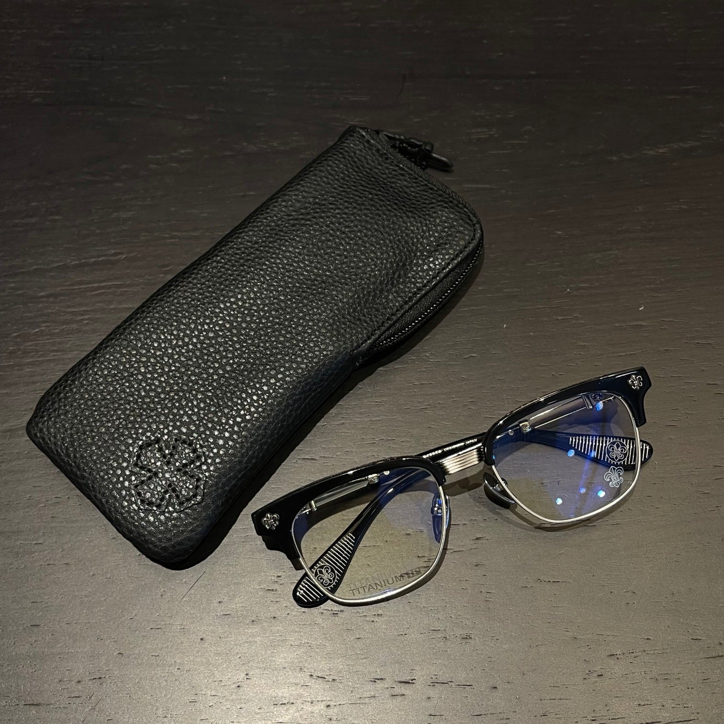 Chrome Hearts Glasses BONENNOISSEUR II Black