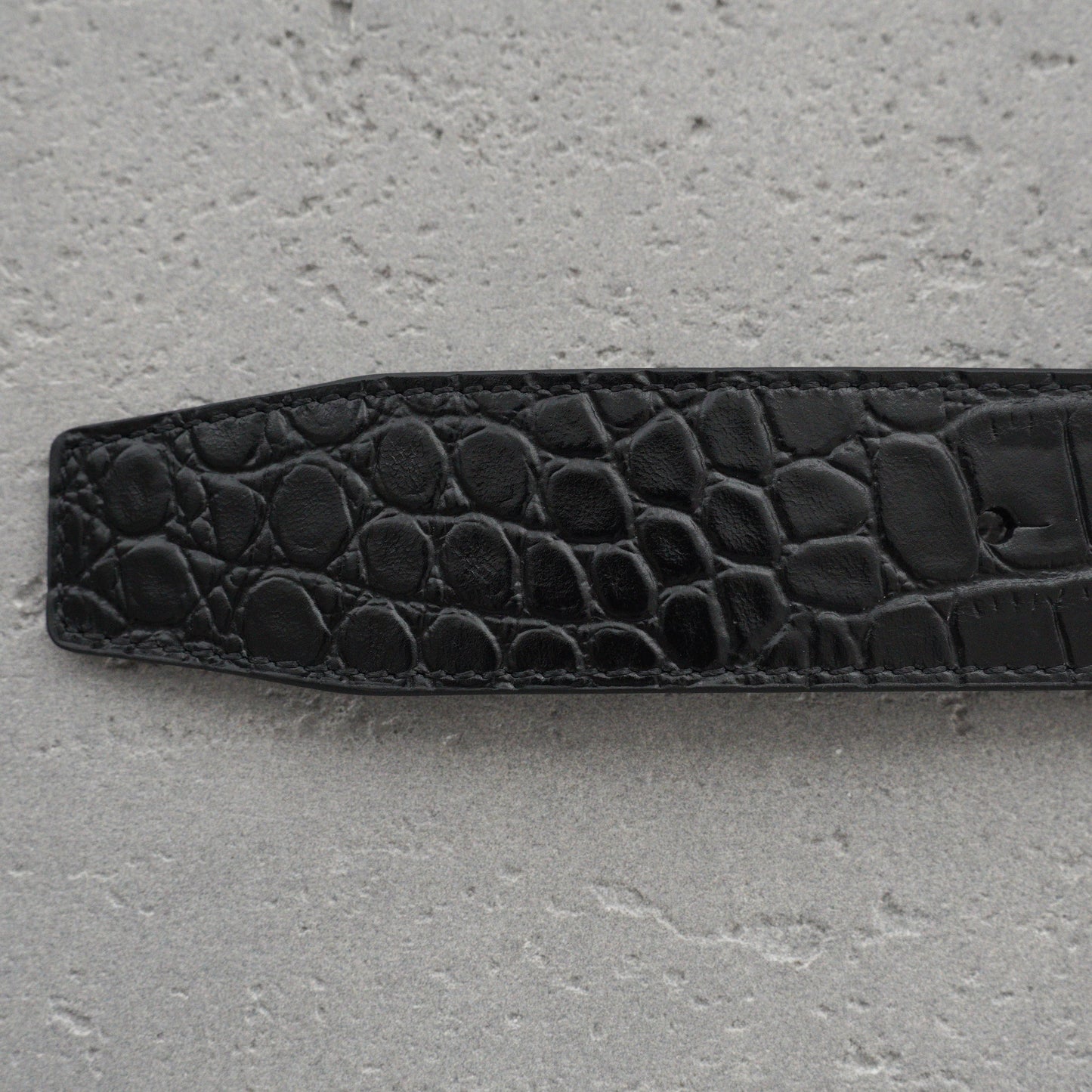 Balenciaga Men's Bb Large Belt in Black-3.5cm