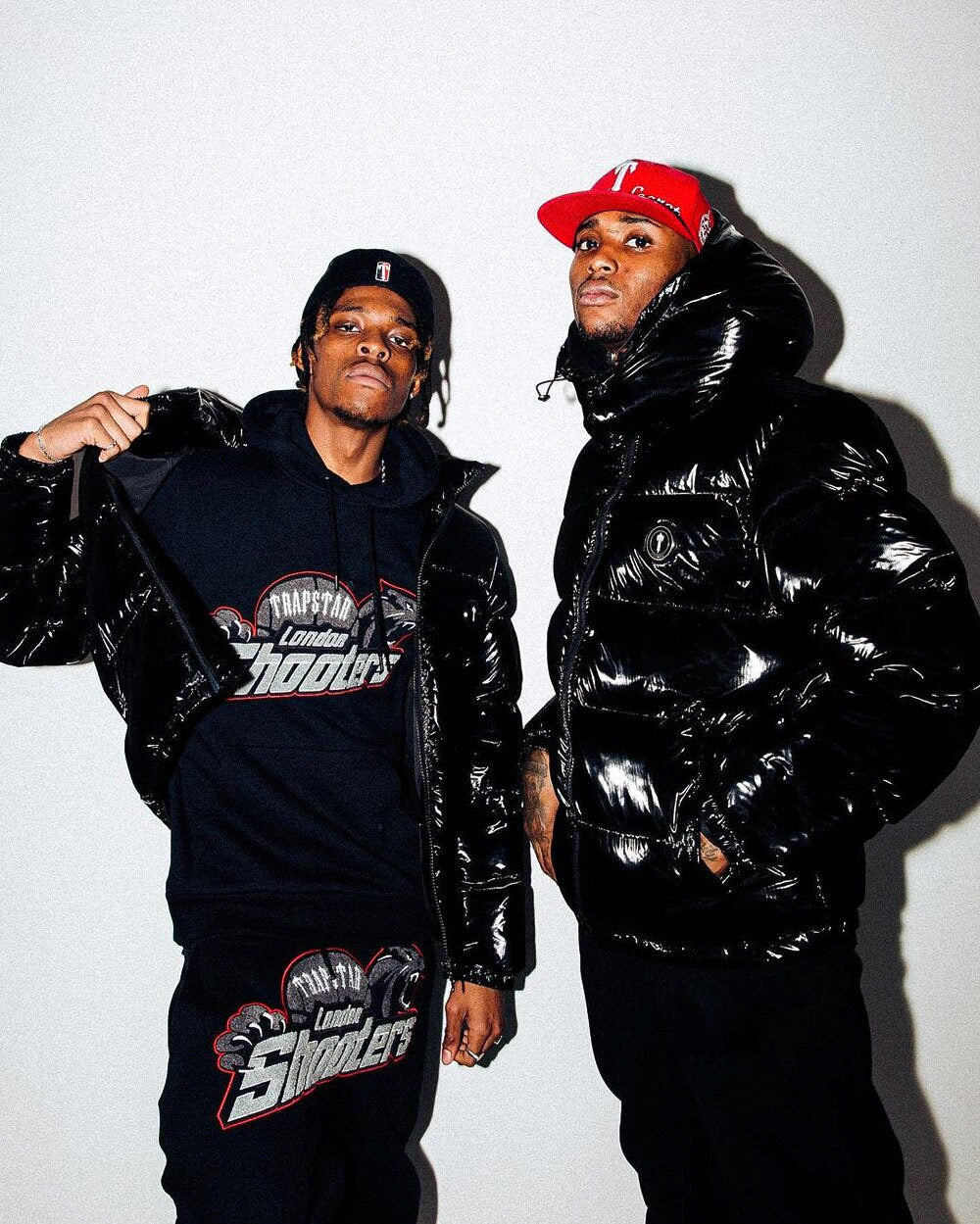 TRAPSTAR Shootersセットアップ Black/Red