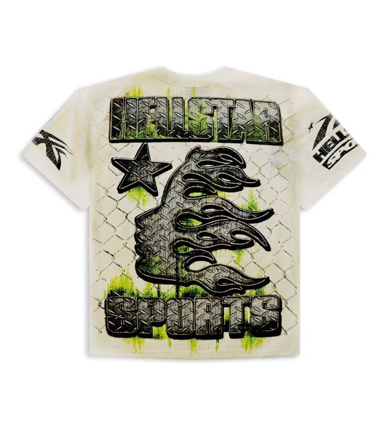 HELLSTAR WAR READY CREAM Tシャツ