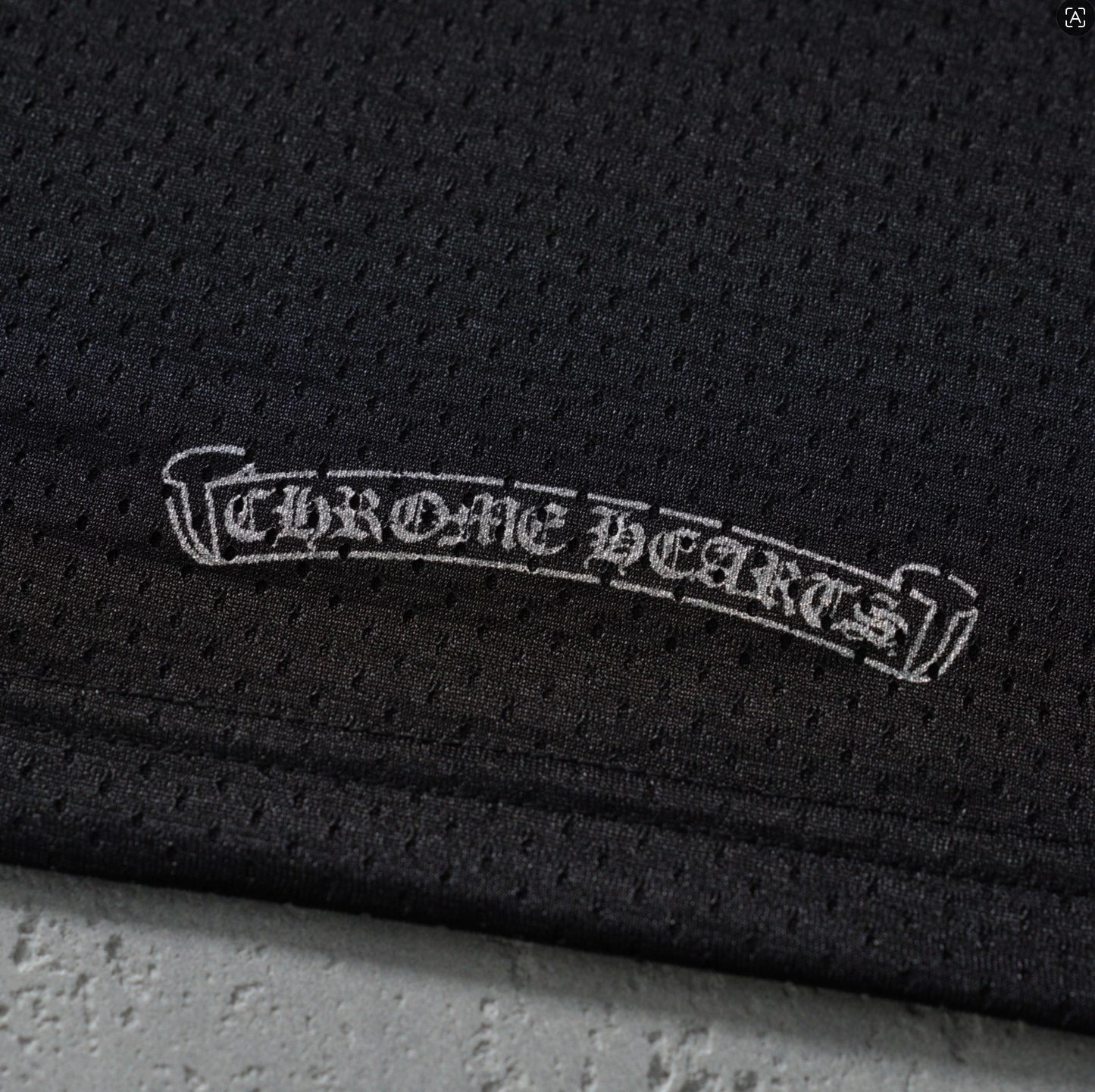 Chrome Hearts Mesh Stadium Football Jersey Black