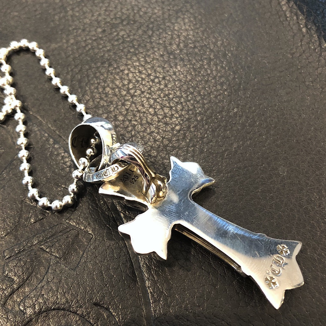 Chrome Hearts Double Cross Pendant