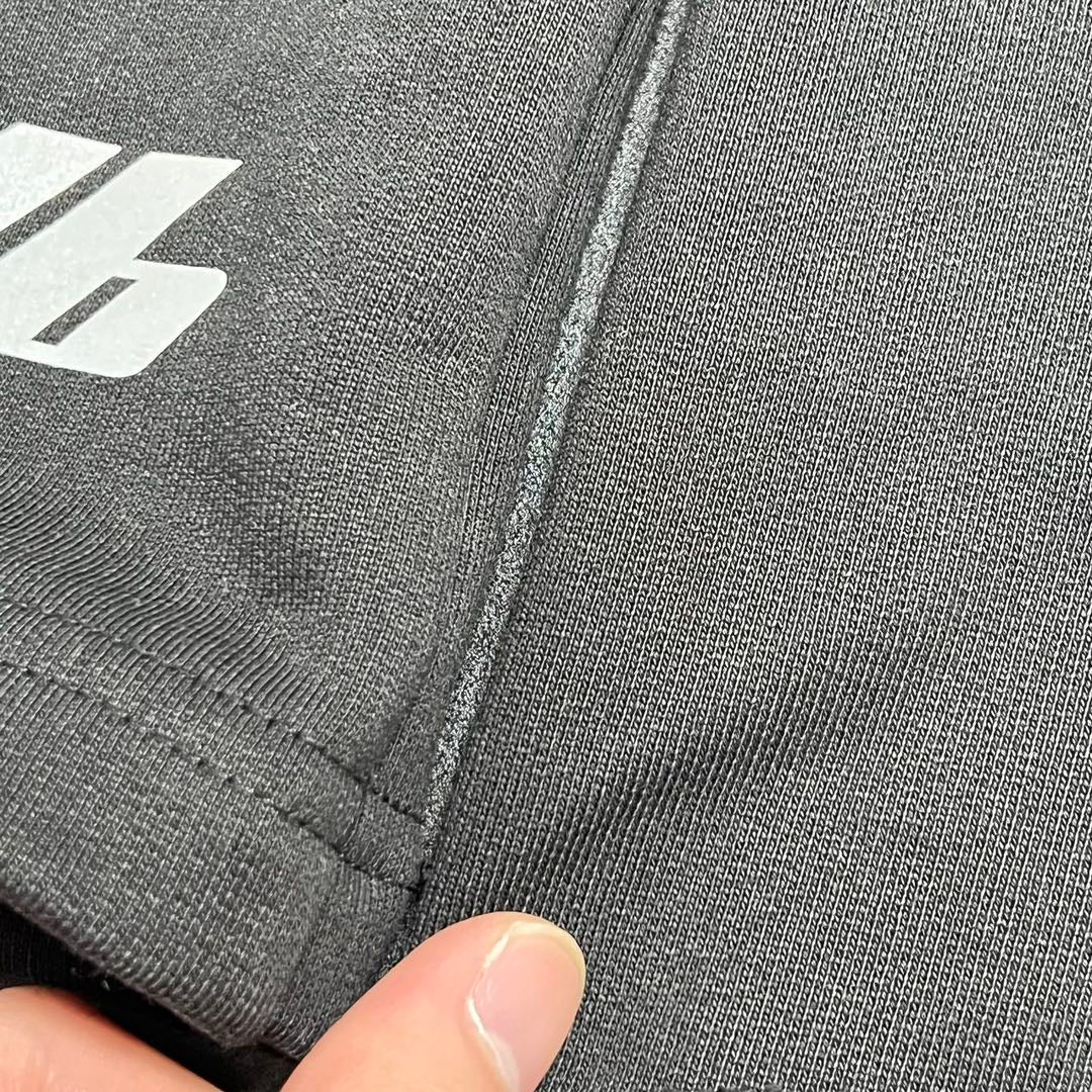 Balenciaga Charcoal Cotton Bermuda Shorts