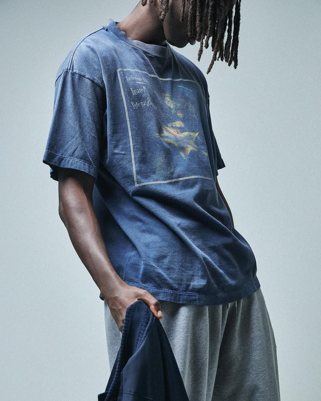 SAINT Mxxxxxx X cactus plant flea market SS TEE