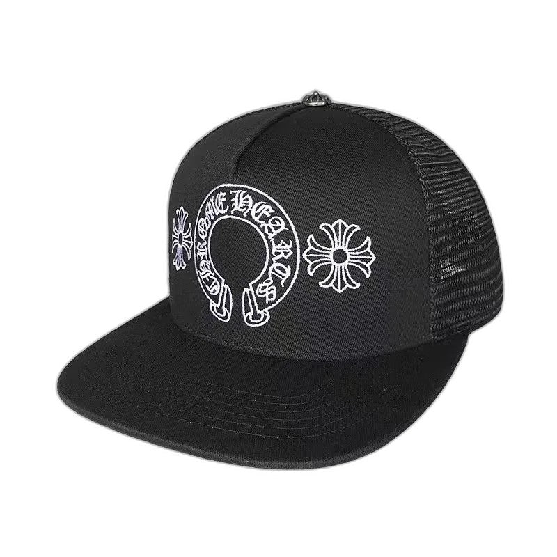 CHROME HEARTS Horseshoe Baseball Cap White Metal material (non-silver)