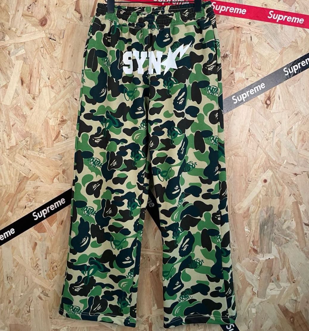 A BATHING APE x Spotify x SYNA World by Central Cee Camo Relaxed Fit Sweatpants