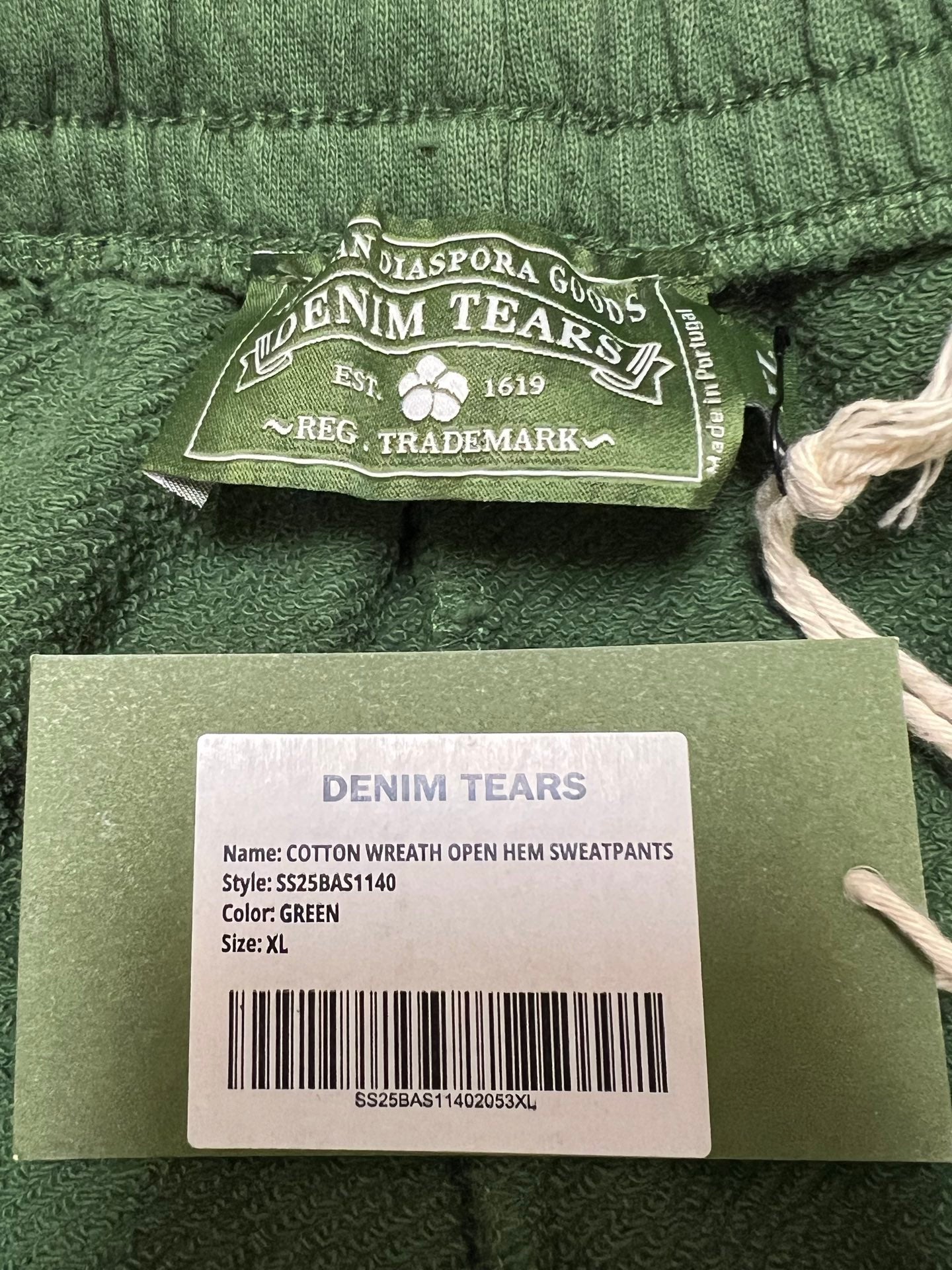 Denim Tears Cotton Wreath Baggy Sweatpants