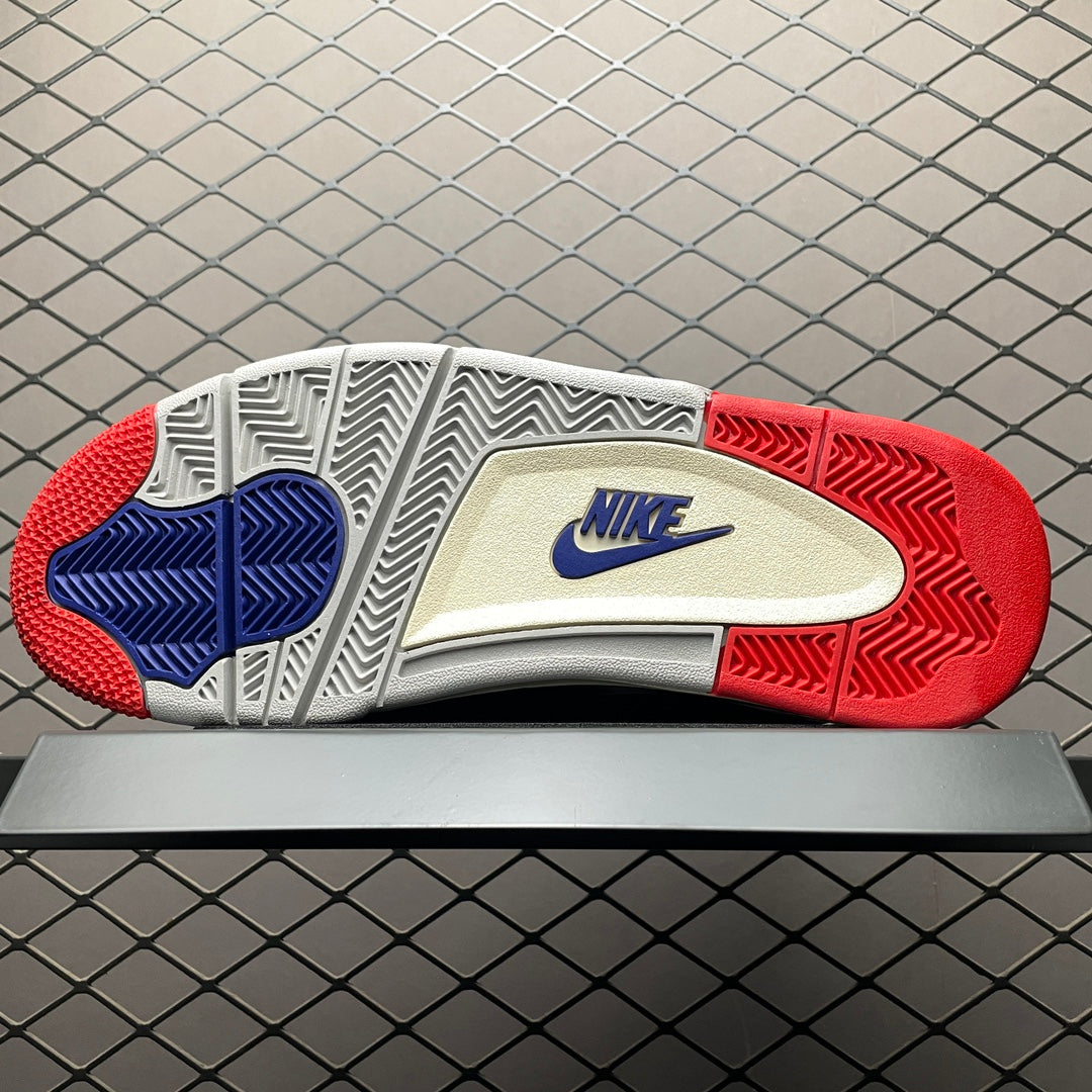 Nike Air Jordan 4 Retro "Black/Fire Red/Deep Royal"