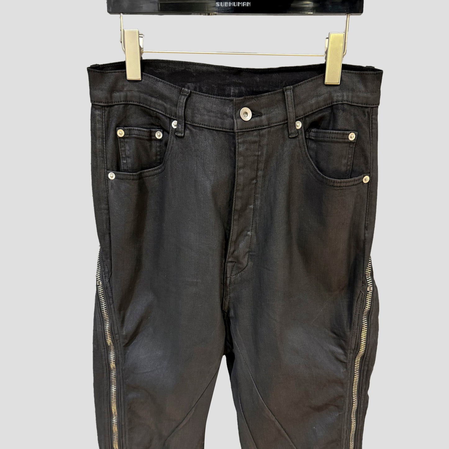 Rick Owens Denim Bolan Banana Pants