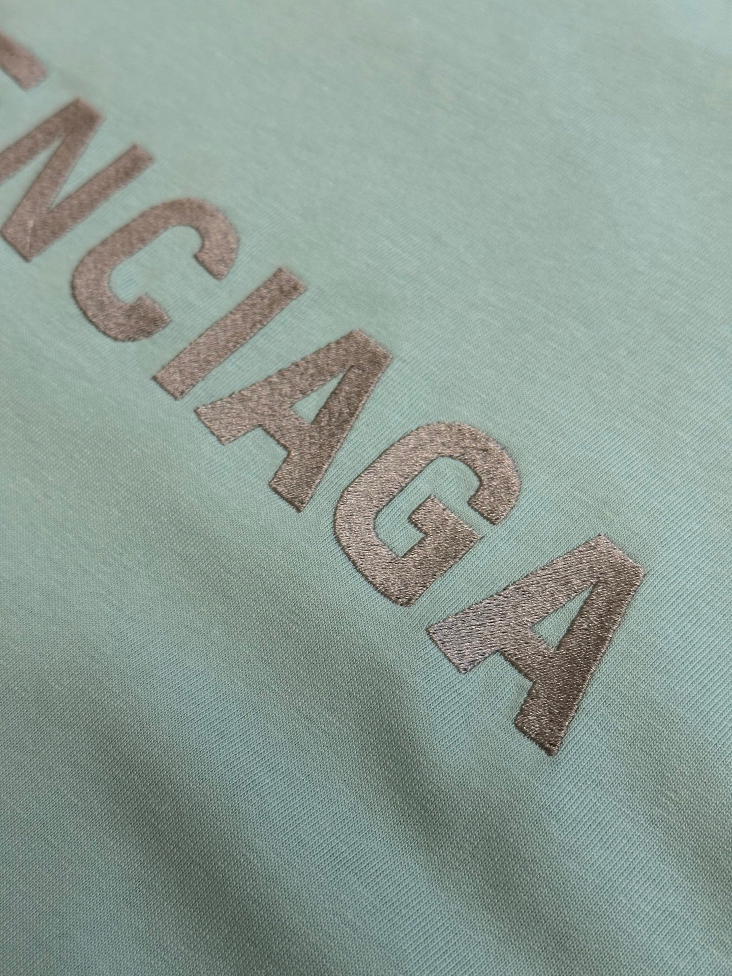 BALENCIAGA Balenciaga Back Reflective T-Shirt Medium Fit "Sage Green"