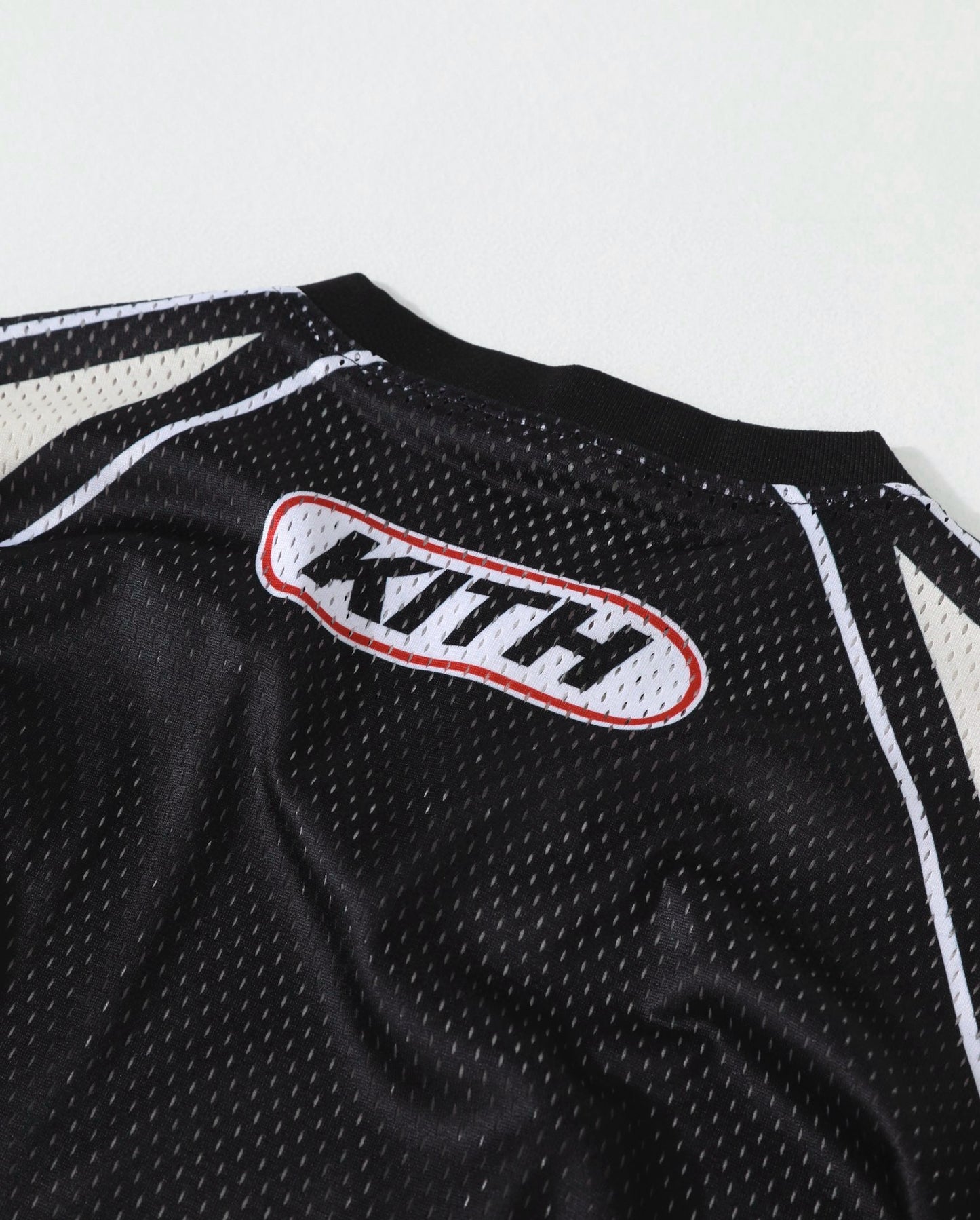 Kith Moto Mesh Long Sleeve Donovan Tee - Black