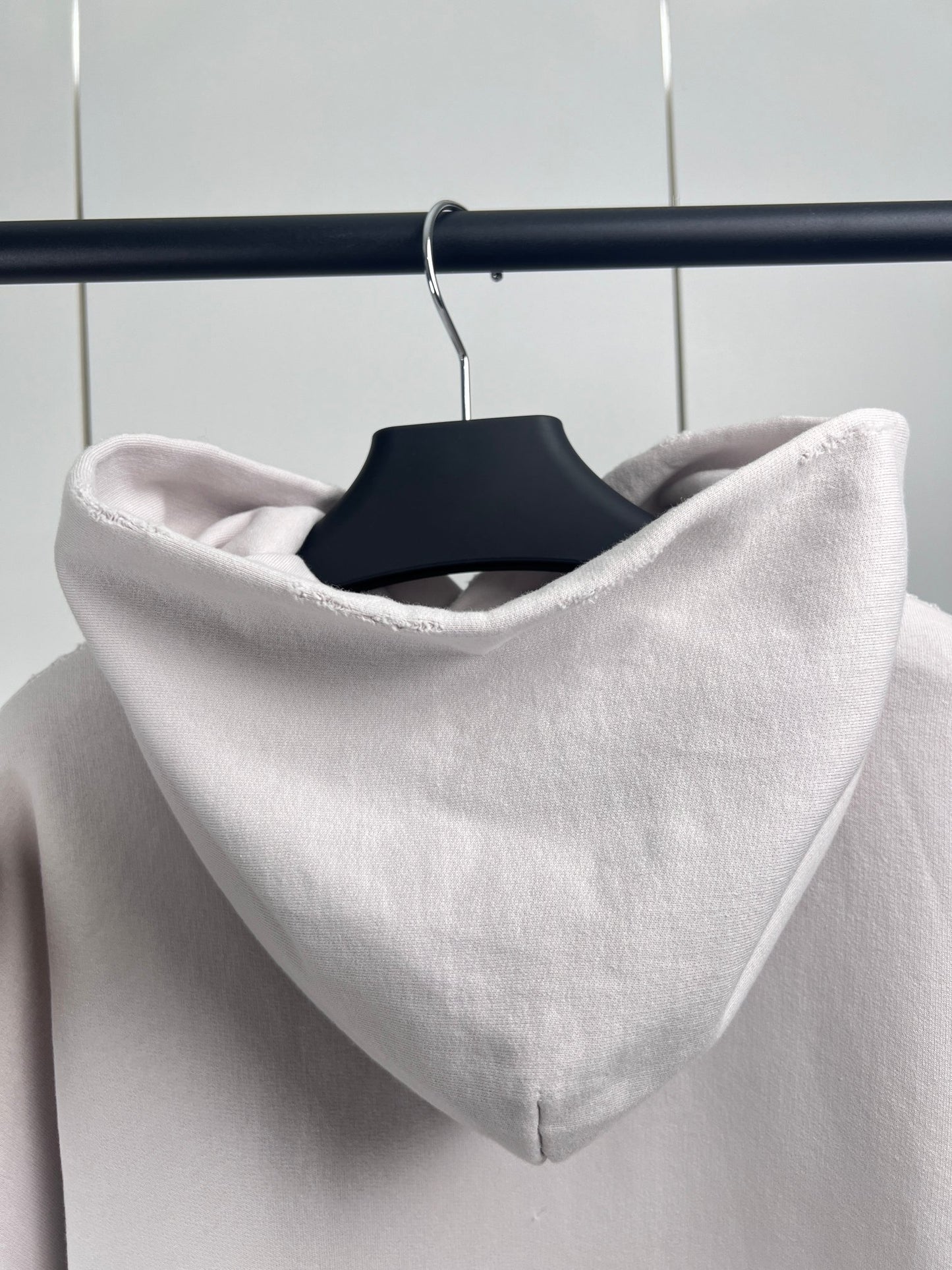 BALENCIAGA Men's 3B Liquified Hoodie Large Fit "Black/Gray"