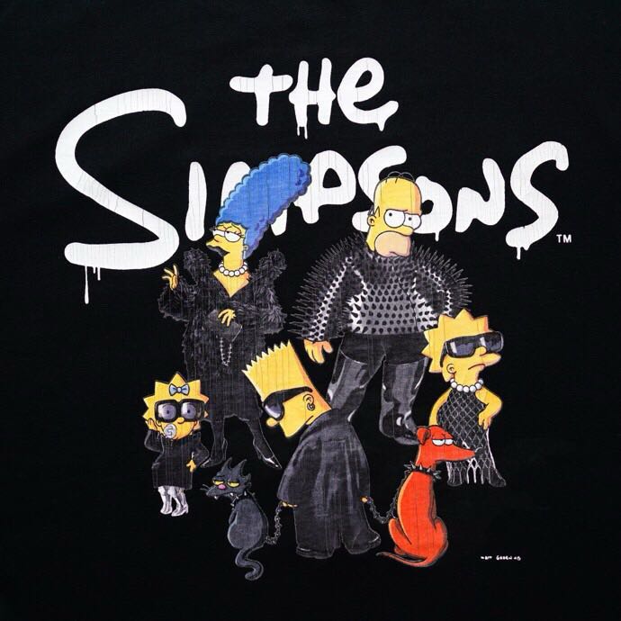 Balenciaga The Simpsons co-branded T-shirt