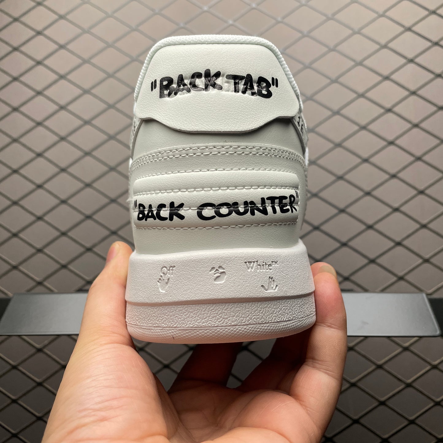 Off-White Out Of Office leather sneakers