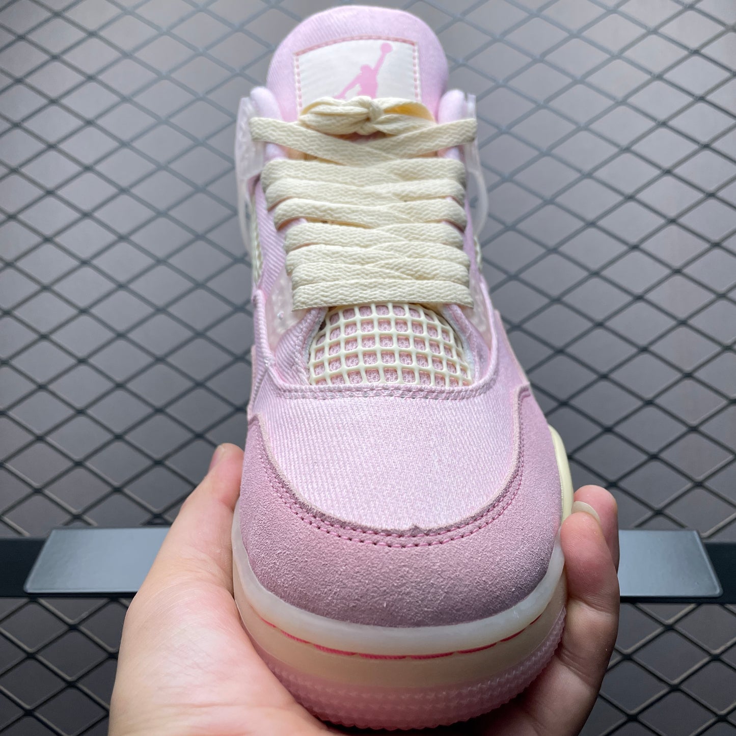 Nike Women's Air Jordan 4 Retro "Pearl Pink/Iced Carmine"
