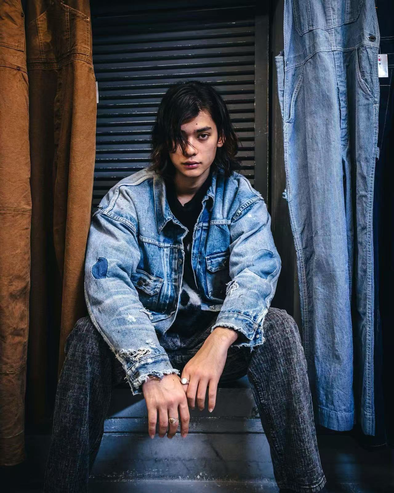 SAINT Mxxxxxx BJ_DENIM JACKET/DAMAGE