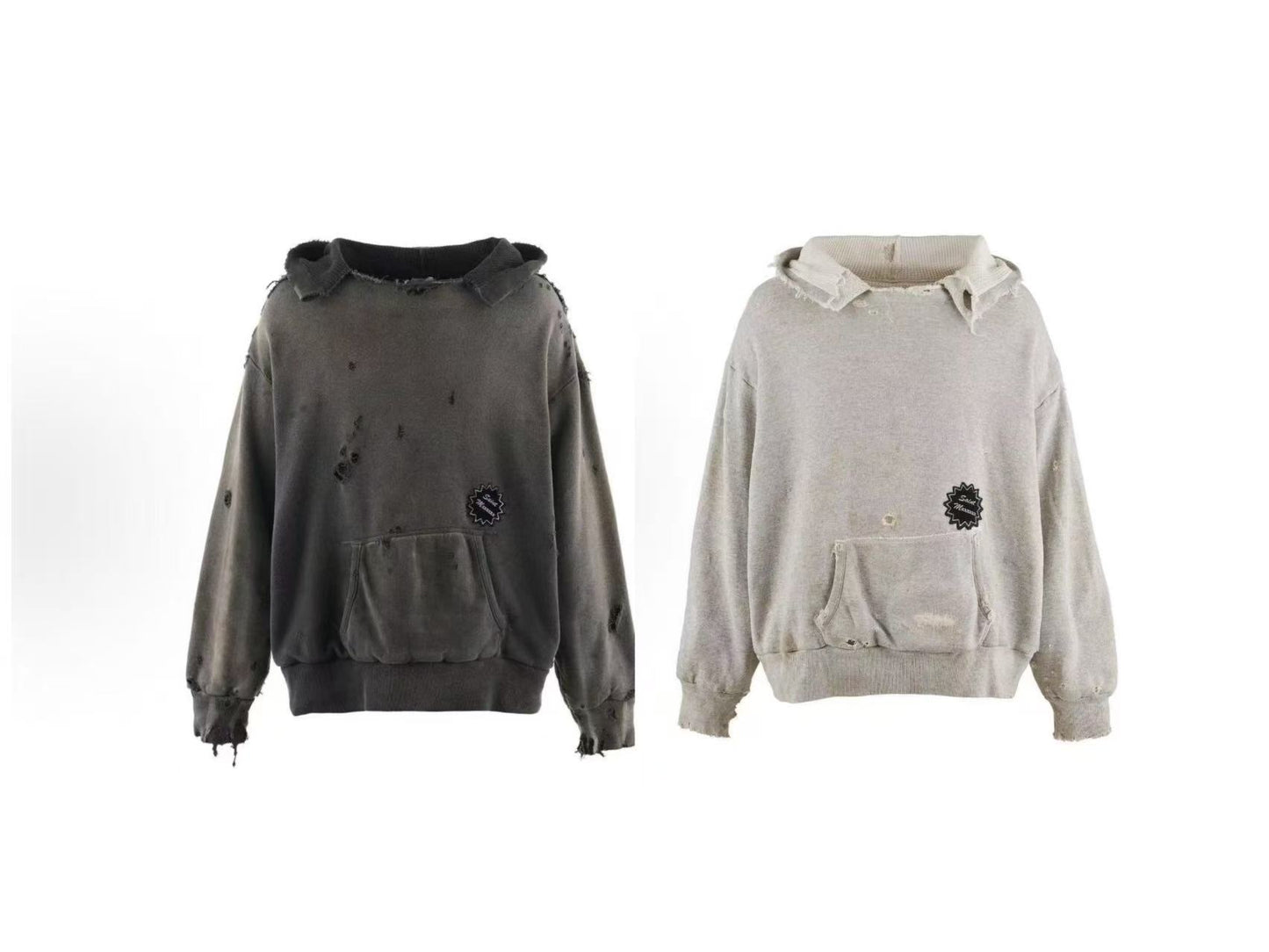 SAINT Mxxxxx xHOODIE/DBL FACE/CHARCOAL