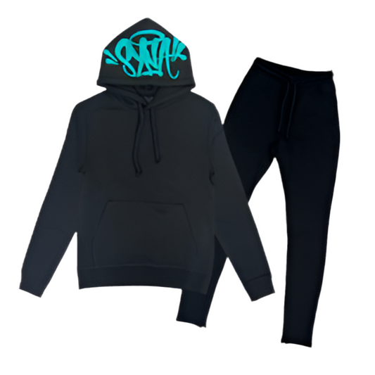 S¥NAWRLD Tracksuit-Black/Blue