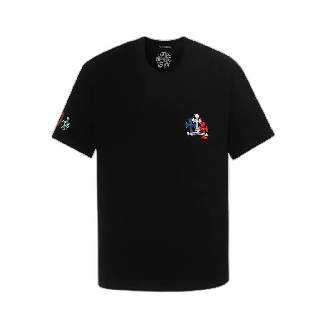 Chrome Hearts Cross horseshoe print short sleeve T-shirt