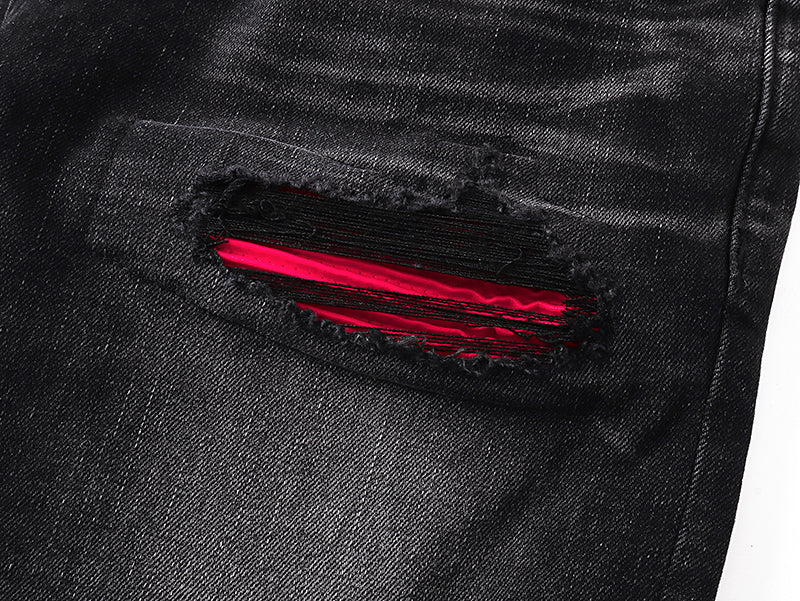 Amiri MX1 Ultrasuede Jean 'Vintage Black'